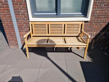 Tuinbank hout 152 cm breed z.g.a.n. beschikbaar voor biedingen