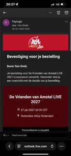 Vrienden van amstel 3 tickets, Drie personen of meer