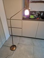 Vloerlamp bronskleur, Ophalen, Gebruikt, Glas, Minder dan 100 cm