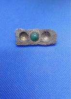 vintage silver brooch. stamp 925. missing a couple of stones, Ophalen of Verzenden