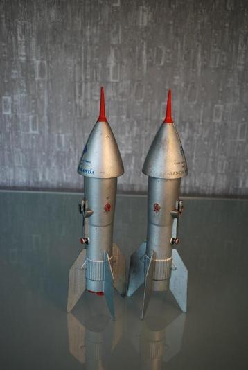 Raket USA Spaarpot Vintage Space age Zie Video voor werking beschikbaar voor biedingen