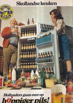 Retro reclame 1974 Skol bier uit de Skolland keuken, Verzamelen, Overige typen, Ophalen of Verzenden