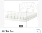 Spijlen bed, Gebruikt, Wit, Tweepersoons, 200 cm