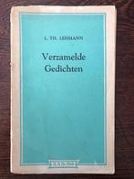L.TH. Lehmann - Verzamelde Gedichten – 1e druk 1947, Ophalen of Verzenden, Gelezen