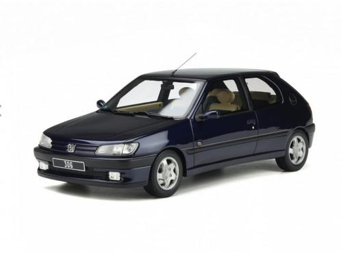 Peugeot 306 Eden Park BLAUW 1995 OTTO MOBILE 1/18 ref. OT385, Hobby en Vrije tijd, Modelauto's | 1:18, Nieuw, Auto, OttOMobile