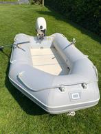 QuickSilver rubberboot met 5 pk Johnson, Watersport en Boten, Minder dan 70 pk, Benzine, Hout, Zo goed als nieuw