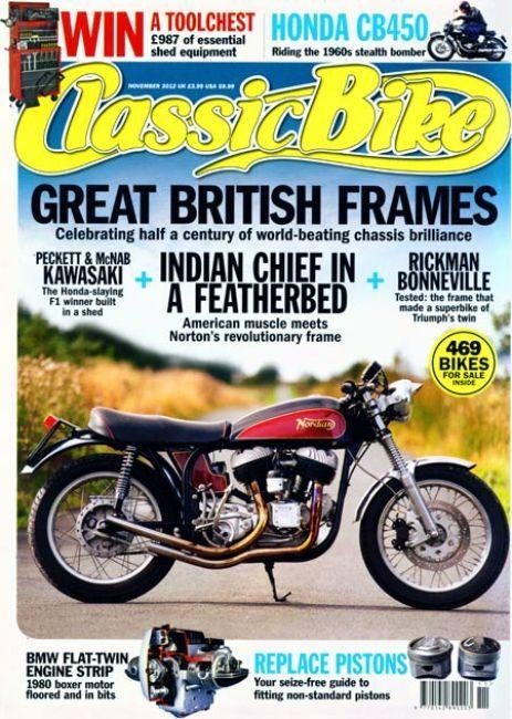Classic Bike Magazine november 2012, Verzenden, Zo goed als nieuw