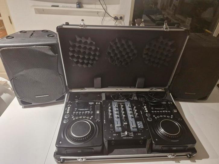 American Audio CD DJ Set + 2 Boxen, Muziek en Instrumenten, Dj-sets en Draaitafels, Gebruikt, Dj-set, Overige merken, Ophalen