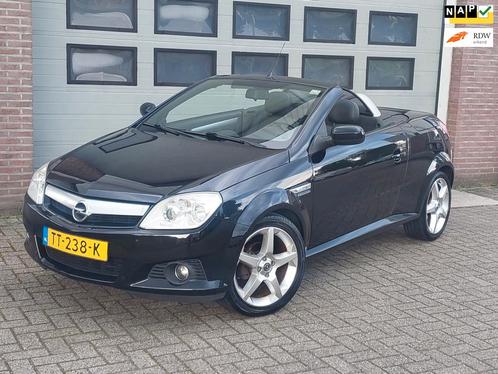 Opel Tigra TwinTop 1.8-16V Sport 2006 Cabrio Airco Leer PDC, Auto's, Opel, Bedrijf, Te koop, Tigra, ABS, Airbags, Airconditioning