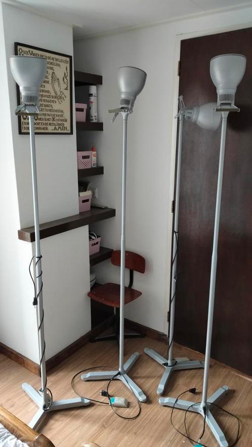 Vloerlampen/ staande lampen, Huis en Inrichting, Lampen | Vloerlampen, Gebruikt, 150 tot 200 cm, Metaal, Ophalen