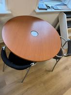 Tafel en 4 stoelen, Huis en Inrichting, Tafels | Eettafels, Ophalen, Gebruikt, Rond, Vier personen