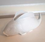 Porcelein biscuit vis koi karper pot vaas., Ophalen of Verzenden