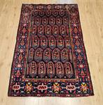 Vintage handgeknoopt perzisch tapijt hamadan 206x133, Info@SlatsAntiek.nl, 100 tot 150 cm, Perzisch, 200 cm of meer