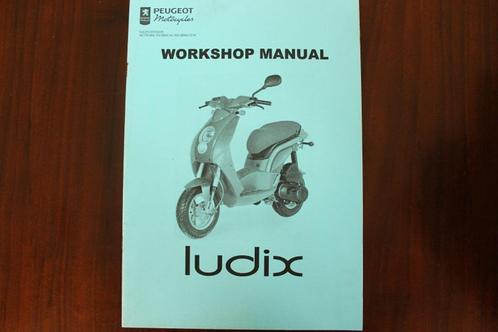 Peugeot Ludix 2004 scooter workshop manual, Fietsen en Brommers, Handleidingen en Instructieboekjes, Zo goed als nieuw, Ophalen of Verzenden