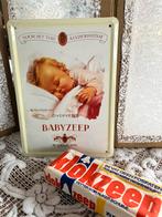 Reklame bordje Baby zeep en stuk klokzeep, Ophalen of Verzenden