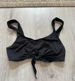Zwarte bikinitop stretch, geen vullingen en strikdetail H&M, H&M, Zwart, Ophalen of Verzenden, Zo goed als nieuw