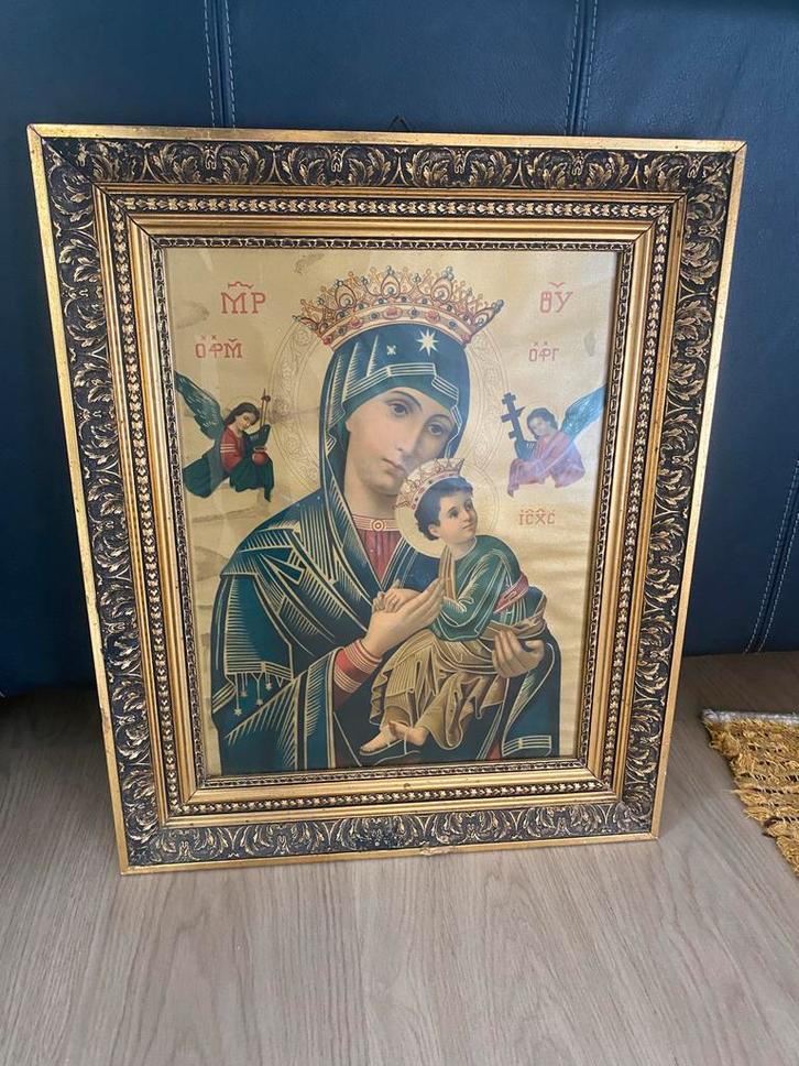 Maria Onze-Lieve-Vrouw van Altijddurende Bijstand, Antiek en Kunst, Antiek | Religie, Ophalen of Verzenden