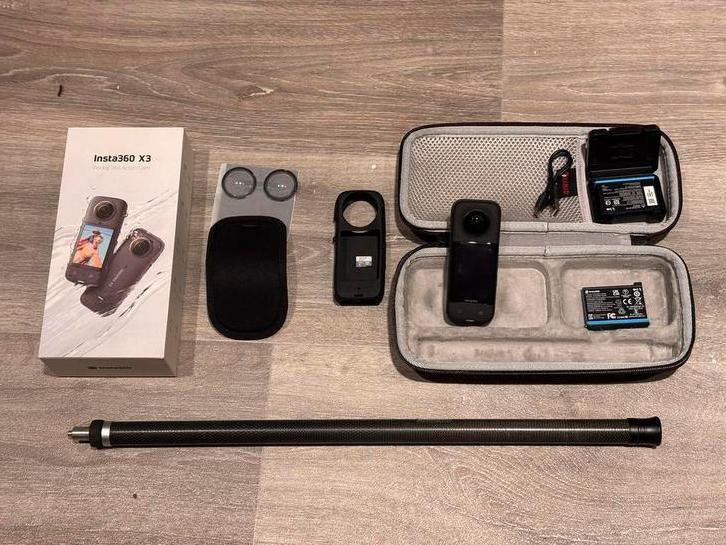 Insta360 X3 Action Camera - Nieuwstaat!, Audio, Tv en Foto, Actiecamera's, Zo goed als nieuw, Overige merken, Ophalen of Verzenden