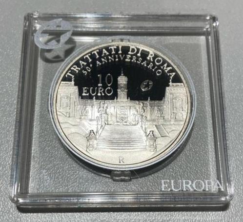 2007 ITALIË 10 EURO ZILVER ROME *PP*, Postzegels en Munten, Munten | Europa | Euromunten, Losse munt, 10 euro, Italië, Zilver