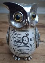 Uil old paper met Franse teksten, Ophalen of Verzenden, Zo goed als nieuw, Vogel, Beeldje of Figuurtje
