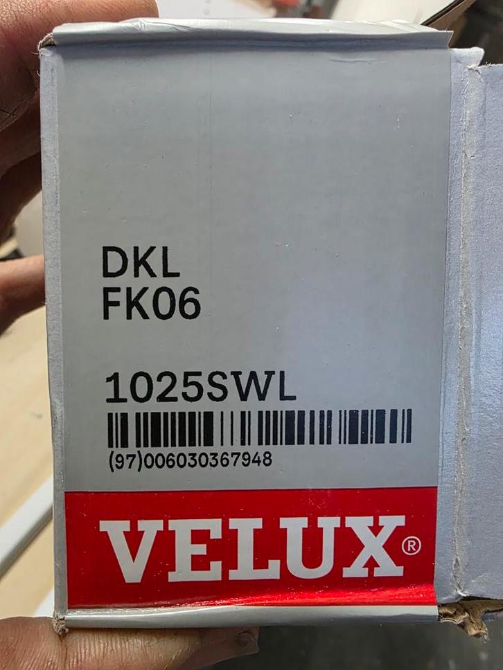 Velux DKL. FK06 verduisterend Gordijn Wit - Nieuw!, Doe-het-zelf en Verbouw, Rolluiken, Nieuw, Wit, Ophalen of Verzenden