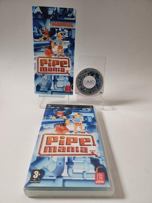 Pipe Mania Playstation Portable, Spelcomputers en Games, Games | Sony PlayStation Portable, Zo goed als nieuw, Puzzel en Educatief