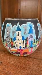 Hellman-versand Duitse glazen theelichthouder leucht glas, Antiek en Kunst, Ophalen of Verzenden
