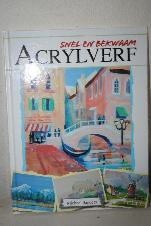 Michael Sanders - Snel en bekwaam - Acrylverf, Boeken, Hobby en Vrije tijd, Nieuw, Tekenen en Schilderen, Ophalen of Verzenden
