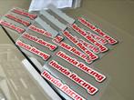 Honda Racing embleem stickers 3 per set orgineel Honda, Auto diversen, Autostickers, Ophalen of Verzenden