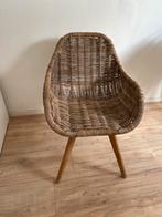 Gratis rieten stoel, Huis en Inrichting, Stoelen, Ophalen, Gebruikt, Bruin, Riet of Rotan