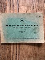 Mercedes 200-200D-220-220D Onderdelenboekje 1968, Ophalen of Verzenden