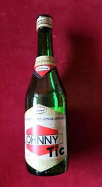 Oude fles Siebrand Johnny tic vruchtenlimonade met jenever, Ophalen of Verzenden, Gebruikt, Verpakking