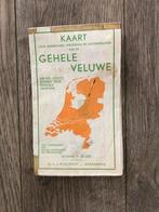 Oude plattegrond van de gehele Veluwe, Boeken, Gelezen, Ophalen of Verzenden, Landkaart, 1800 tot 2000