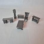 tinnen poppenhuis meubels, Verzamelen, Poppenhuizen en Toebehoren, Ophalen of Verzenden, Gebruikt, Poppenhuis