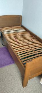 seniorenbed, Huis en Inrichting, Slaapkamer | Bedden, Ophalen, 90 cm, Eenpersoons, Bruin