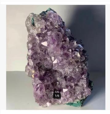 50% korting: XL amethist roos cacaxoniet, 1598 gram beschikbaar voor biedingen