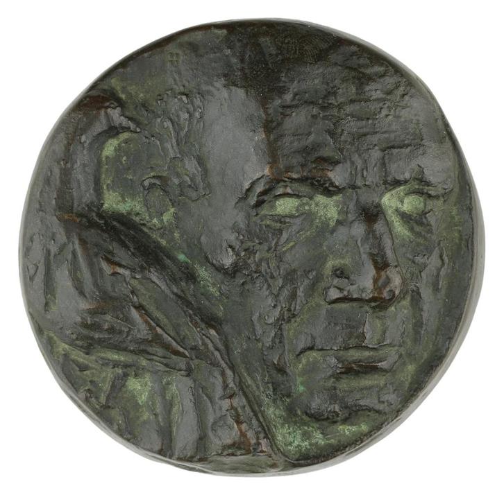 PENNING 1961 André Bartels : Herdenking Pablo Picasso º, Postzegels en Munten, Penningen en Medailles, Brons, Nederland, Verzenden