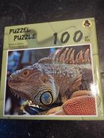 Kado tip - Complete Kameleon Puzzel - 100 Stukjes - 30x22cm, Ophalen of Verzenden, Meer dan 50 stukjes, Zo goed als nieuw, 6 jaar of ouder
