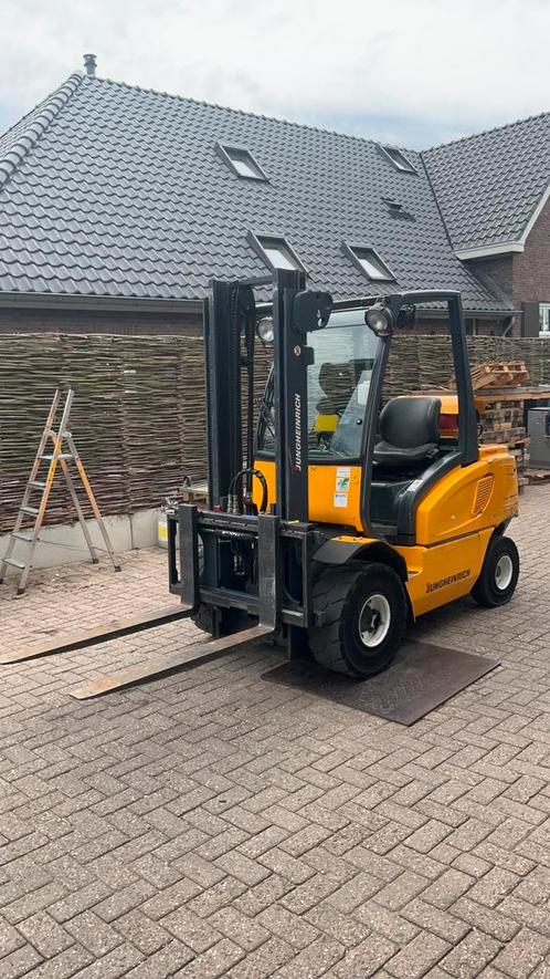Heftruck in super staat, merk jungheinrich, ex overheid gas, Zakelijke goederen, Machines en Bouw | Heftrucks en Intern transport