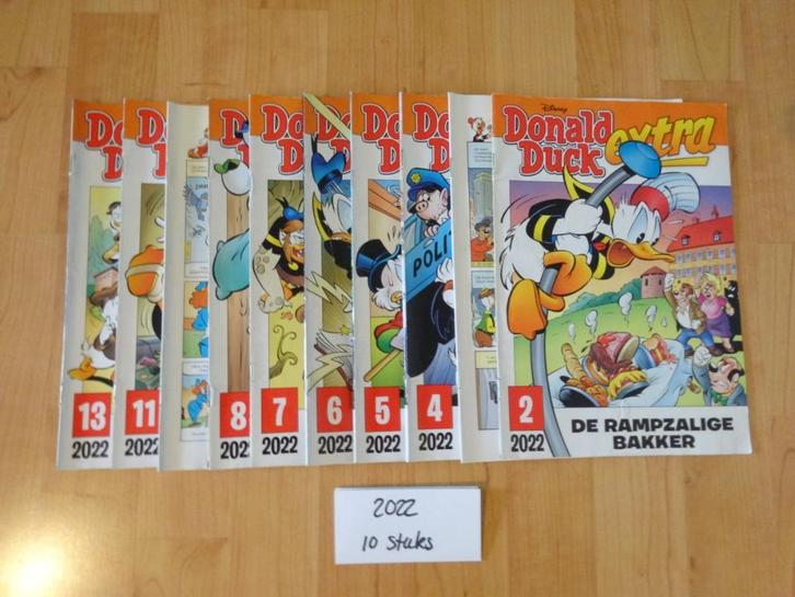 Donald Duck EXTRA jaargang 2022 – 10 stuks, Boeken, Stripboeken, Zo goed als nieuw, Meerdere stripboeken, Ophalen of Verzenden