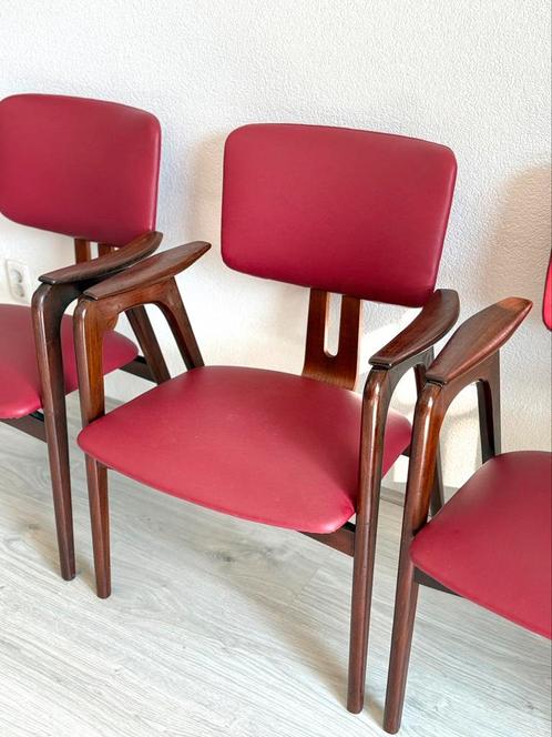 4x Pastoe FT4 fauteuil, Huis en Inrichting, Stoelen, Zo goed als nieuw, Vier, Hout, Bruin, Ophalen
