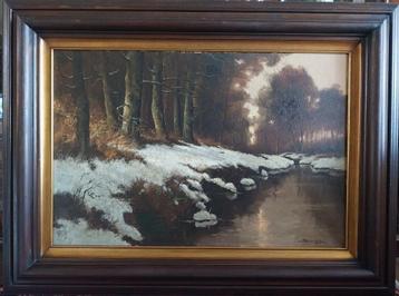 Jos van Dijk (1913-2000) - Winterlandschap - 1950 beschikbaar voor biedingen