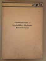 Onderdelenboek Agria O / 11 voor de MAG 2 cilinder benzinemo, Boeken, Vervoer en Transport, Gelezen, Ophalen of Verzenden, Tractor en Landbouw
