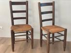 Vintage Charlotte Perriand biezen design stoelen, Ophalen, Gebruikt, Twee