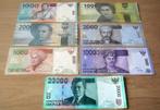 Indonesie, 7 verschillende biljetten 1.000 tot 20.000 (UNC), Verzenden, Zuidoost-Azië, Setje