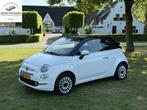 Fiat 500C 1.2 Cabriolet Black&White /Climate/Cruise/PDC ✅, Auto's, Stof, Gebruikt, 4 cilinders, Wit