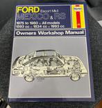 Haynes 735 Owners Workshop – Ford Escort MkII Mexico & RS, Ophalen of Verzenden, Zo goed als nieuw, Ford, Haynes