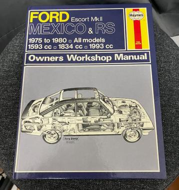 Haynes 735 Owners Workshop – Ford Escort MkII Mexico & RS beschikbaar voor biedingen