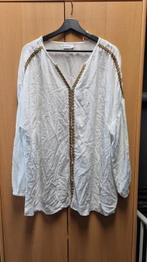 Goeduitziende ecru blouse maat 48/50 merk yessica, Overige kleuren, Yessica, Maat 46/48 (XL) of groter, Ophalen of Verzenden