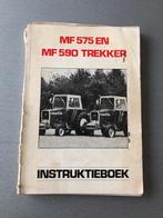 MF 575 en MF 590 Trekker Instructieboek, Ophalen of Verzenden, Gelezen, Autotechniek
